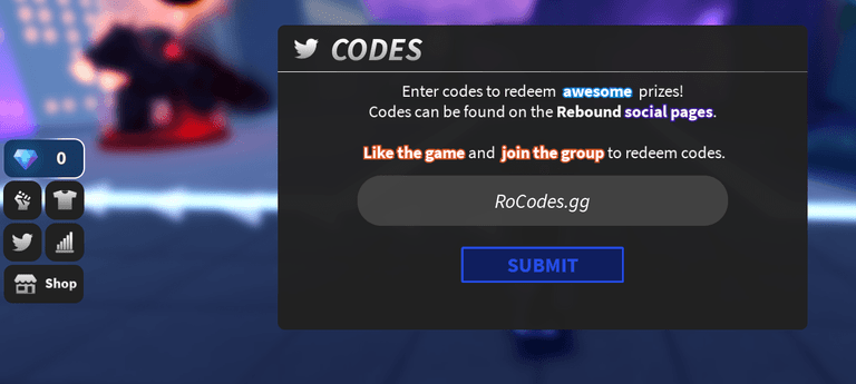 Roblox REBOUND Codes February 2026 RoCodes 948 Roblox REBOUND Codes 